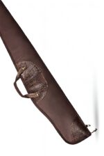 Premium Leather Scoped Rifle Case - 49” Padded Hunting Sleeve - Image 4