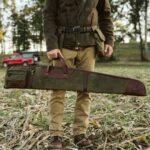 Brass Zippers Waxed Canvas Shotgun Case - Image 6