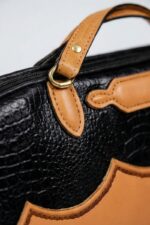 Embossed Elephant Print Leather Rifle Case - Padded Hunting Sleeve - Image 8