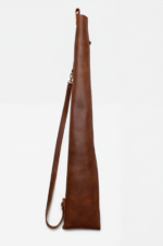 Slim-Fit Leather Shotgun Case with Brass Hardware – Hunting Sleeve - Image 4