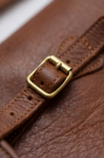 Slim-Fit Leather Shotgun Case with Brass Hardware – Hunting Sleeve - Image 5