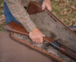 Leather Shotgun Case Dark Brown - Image 6