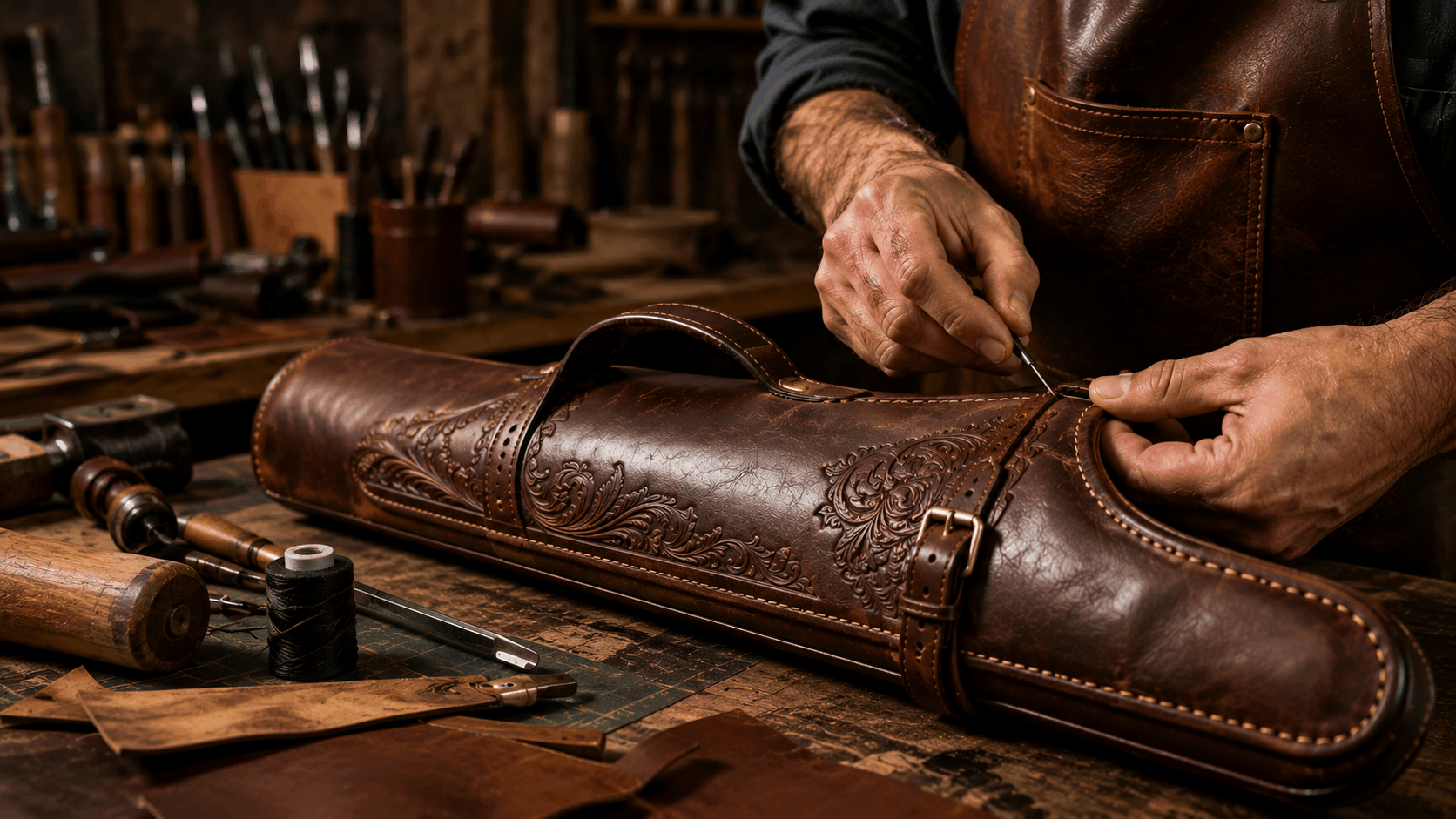 Inside the Craftsmanship How Handmade Leather Gun Cases Are Made