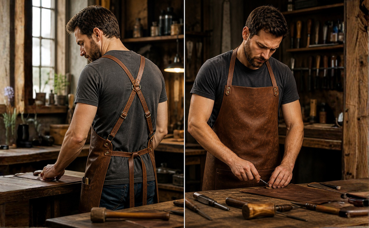 Adjustable vs. Fixed Straps: Which Leather Apron Design is More Comfortable?