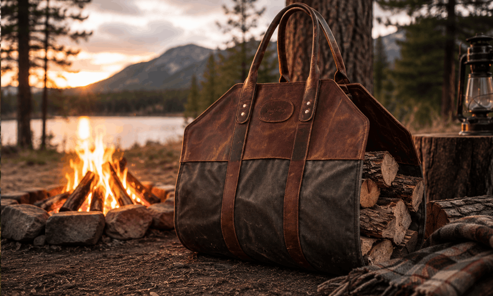 Leather Firewood Carriers