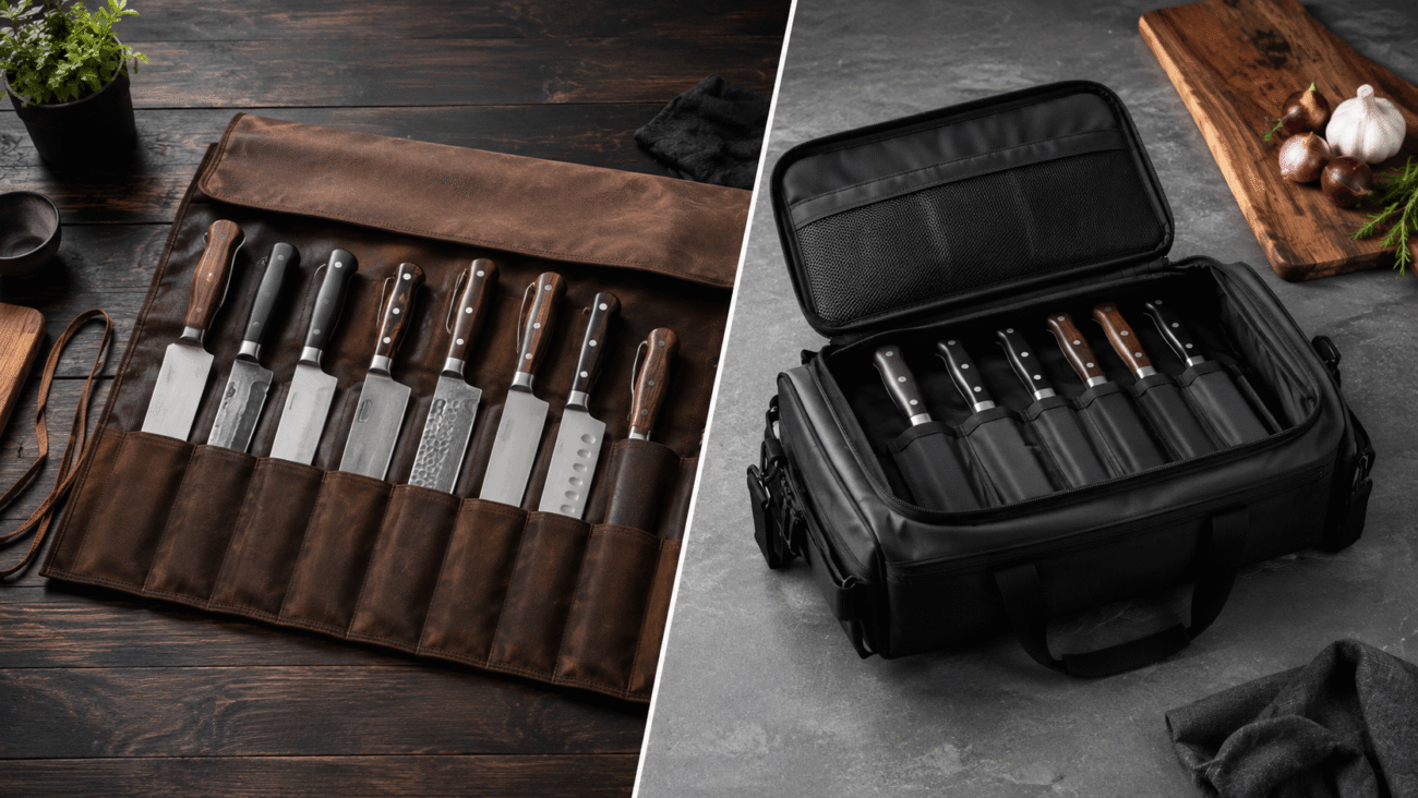 Knife Roll vs Knife Bag What's the Difference