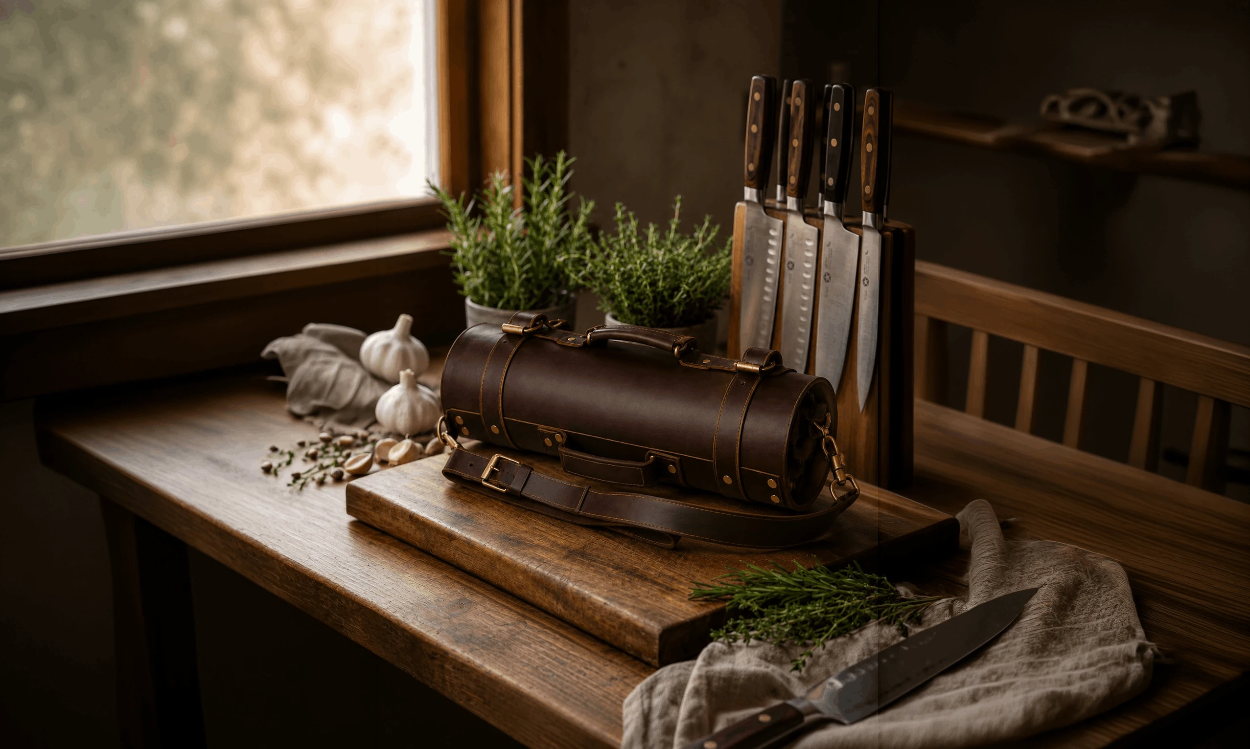 Leather Knife Rolls