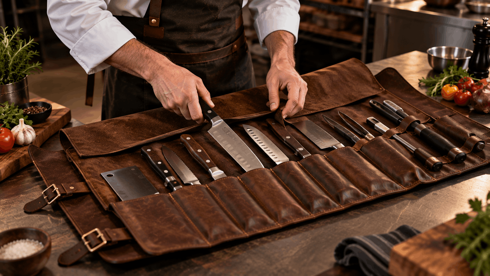 How a Professional Knife Roll Should Fit Your Chef Knife Collection